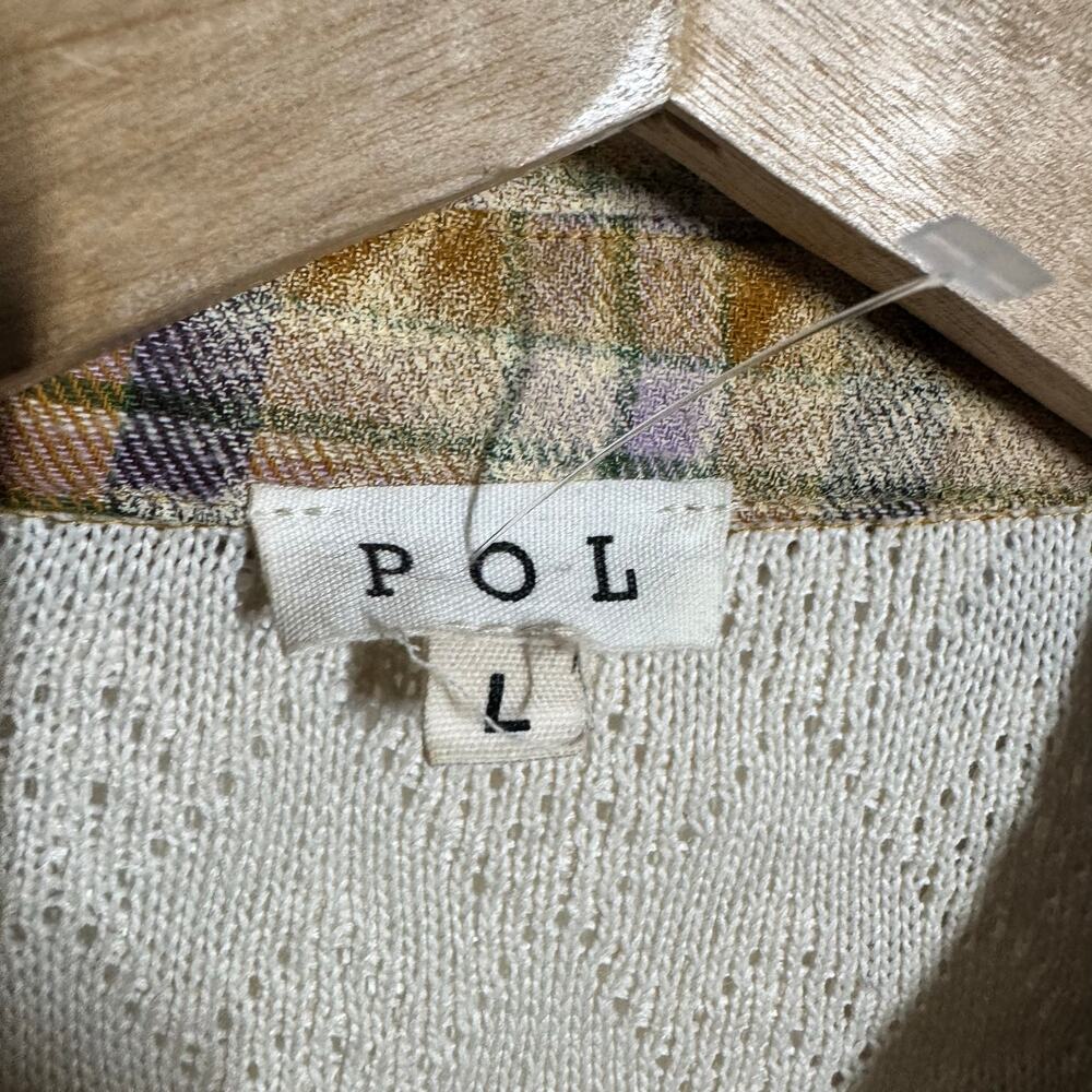Pol Patchwork Oversized Boho Studded Button Up To… - image 7